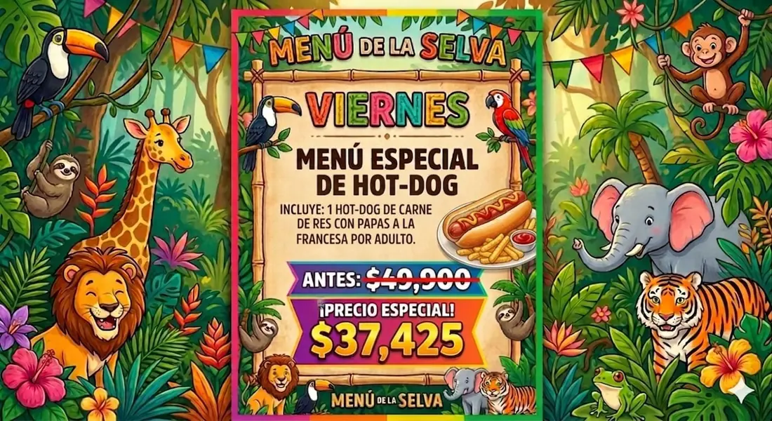 Menú Hot-Dogs para fiesta infantil — Viernes, $37,425