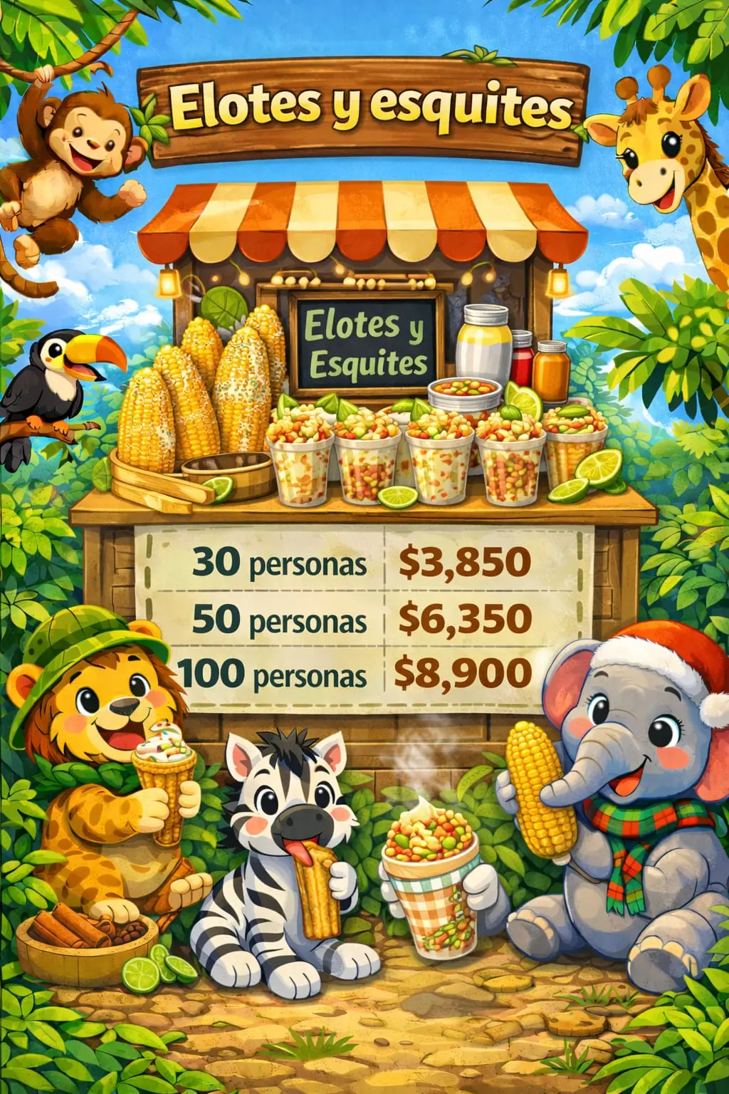Elotes y esquites
