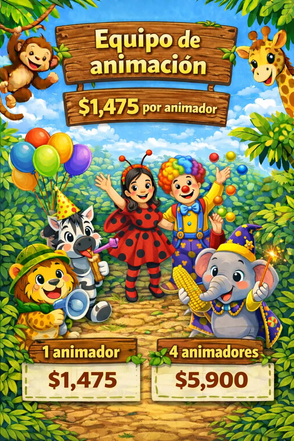 Equipo de animación
