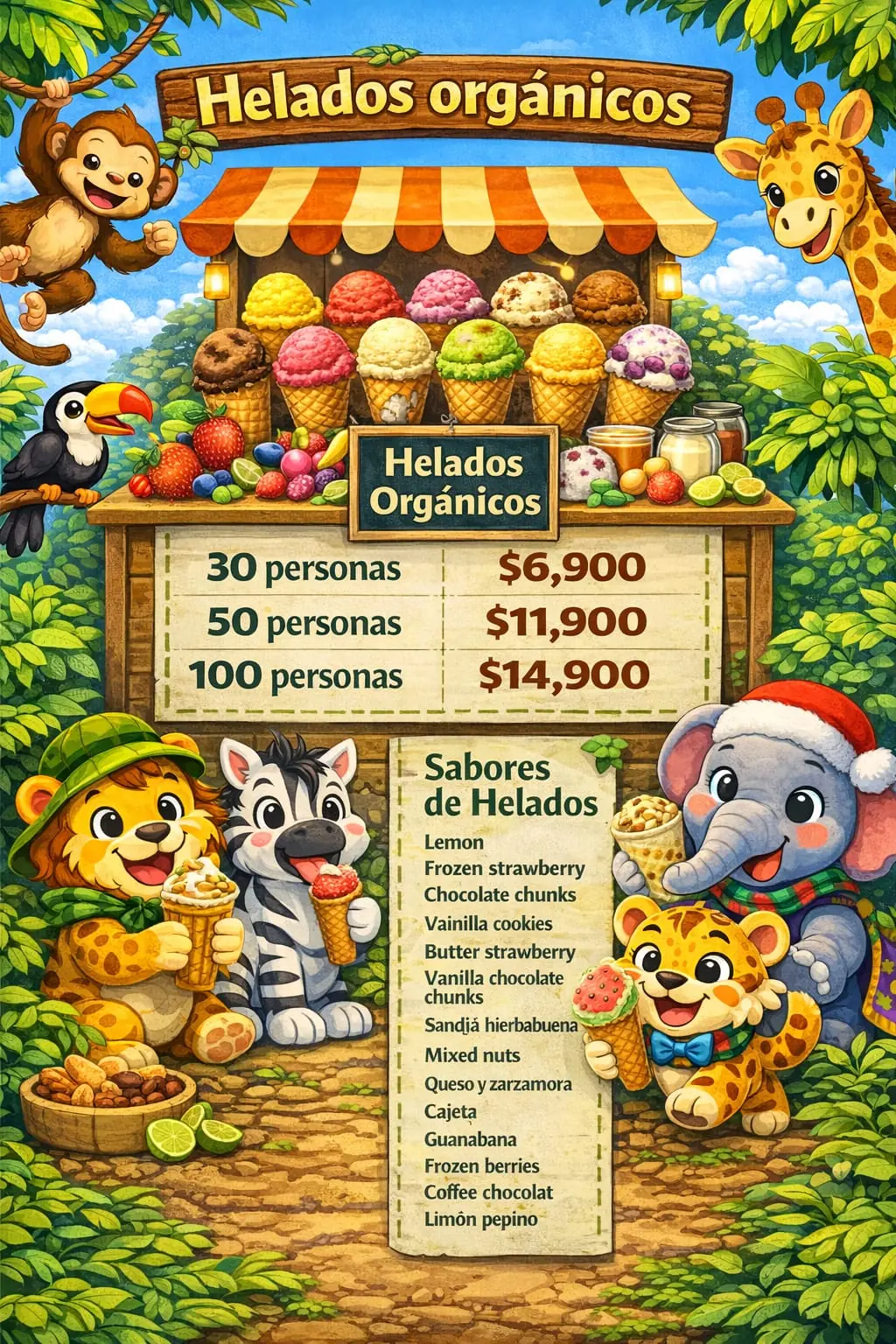 Helados orgánicos